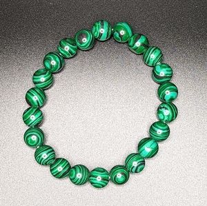 8mm Beaded stretch bracelet